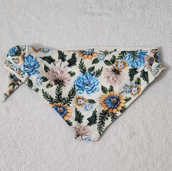 New!Agua Bendita Perla Aine Side Tie Bikini Bottoms - Picture 8 of 12